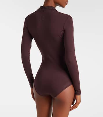 Embroidered cotton-blend bodysuit | Magda Butrym