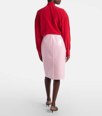 Gonna midi in vernice | Gucci