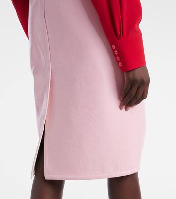 Gonna midi in vernice | Gucci