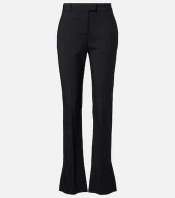 Pantalones de traje de gabardina de lana | McQueen
