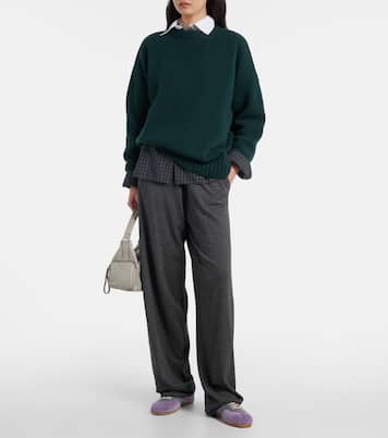 Lovely ribbed-knit cashmere sweater | Extreme Cashmere