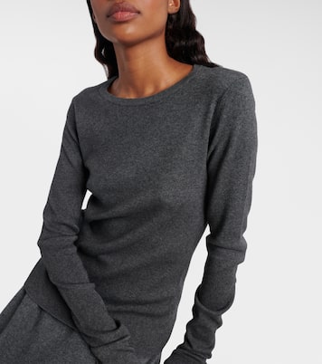 Longsleeve N°392 Eel aus Baumwolle und Kaschmir | Extreme Cashmere