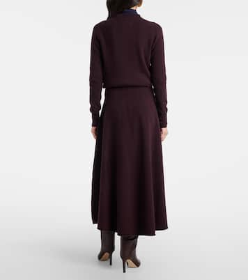 Maxirock N°388 Ease aus einem Kaschmirgemisch | Extreme Cashmere