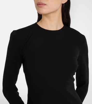 Horsebit embellished jersey maxi dress | Gucci