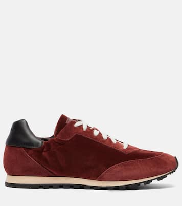 Slim Runner suede-trimmed sneakers | Le Monde Béryl