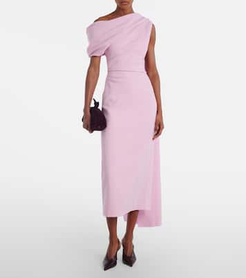 Maite caped midi dress | Roksanda