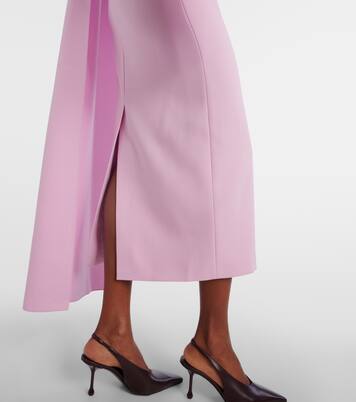 Maite caped midi dress | Roksanda