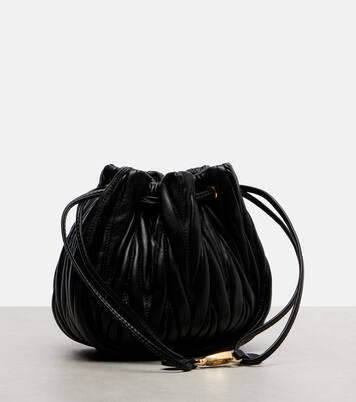 Leather clutch | Miu Miu