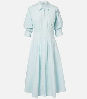 Jazz cotton-blend poplin shirt dress | Simkhai