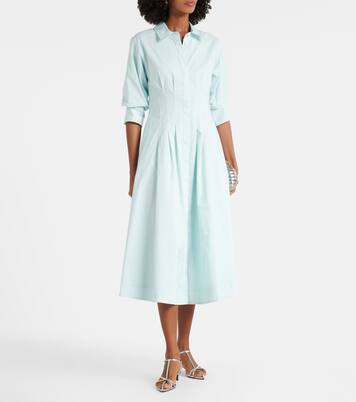 Jazz cotton-blend poplin shirt dress | Simkhai