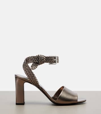 Sandalen Rori aus Metallic-Leder | Jimmy Choo