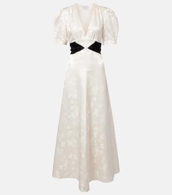 Larkin floral silk midi dress | Gabriela Hearst