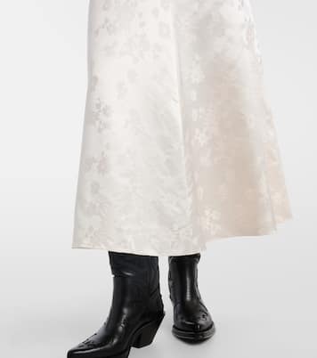 Larkin floral silk midi dress | Gabriela Hearst