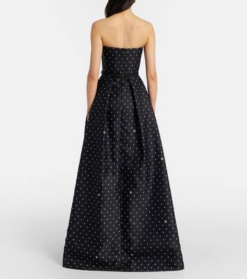 Belted polka-dot gown | Elie Saab