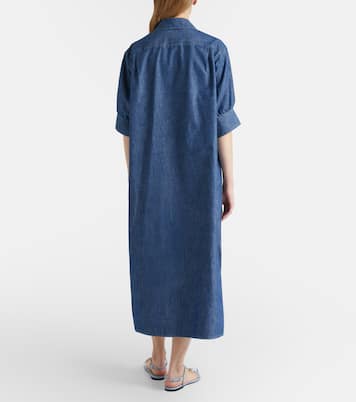 Cotton chambray shirt dress | Jil Sander