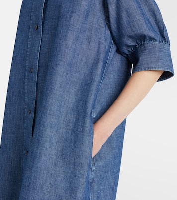 Cotton chambray shirt dress | Jil Sander