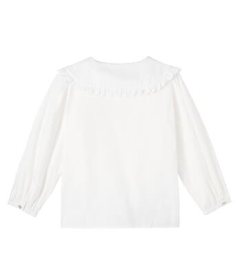 Coeur ruffled cotton shirt | Konges Sløjd