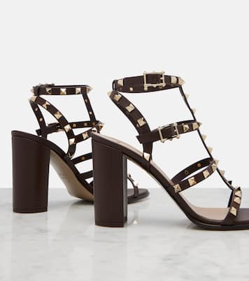 Embellished leather sandals | Valentino Garavani