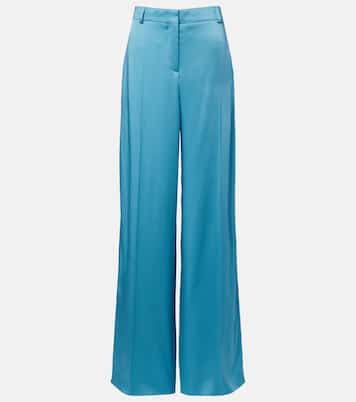 Satin wide-leg pants | Stella McCartney
