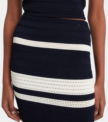 Jupe crayon rayée | Ralph Lauren Collection