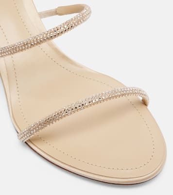Sandalen Cleo aus Satin mit Kristallen | Rene Caovilla