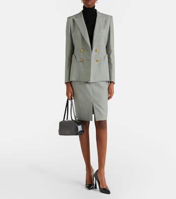 Popeye virgin wool pencil skirt | Blazé Milano