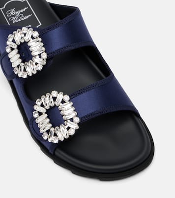 Sandalen Slidy Viv' aus Satin | Roger Vivier