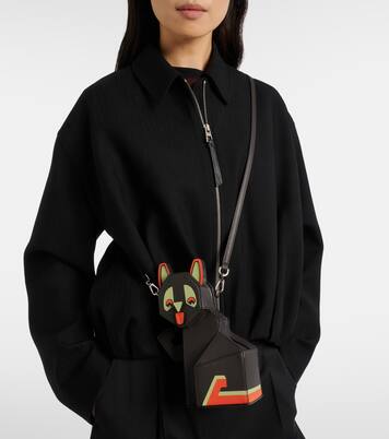 x Louis Wain leather clutch | Loewe