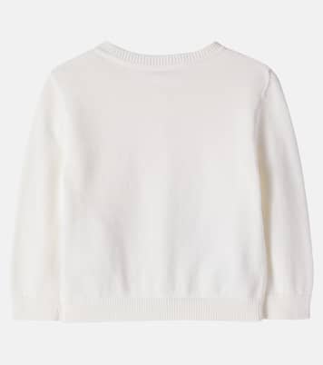 Baby appliqué cotton cardigan | Stella McCartney Kids