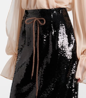 Sequined pencil skirt | Simone Rocha
