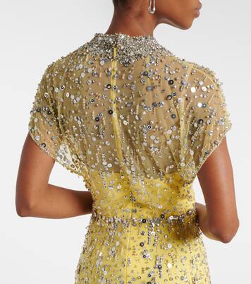 Crystal Drop beaded gown | Jenny Packham