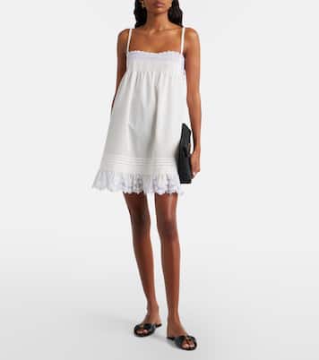 Cassandre leather slides | Saint Laurent