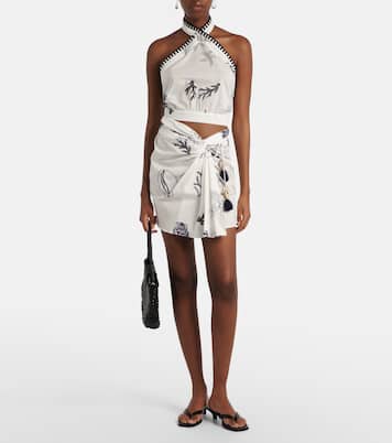 توب كروب من القطن بظهر مفتوح Suma | Poupette St Barth