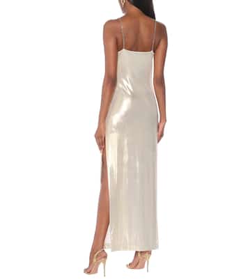 Abito lungo in lamé | Balmain