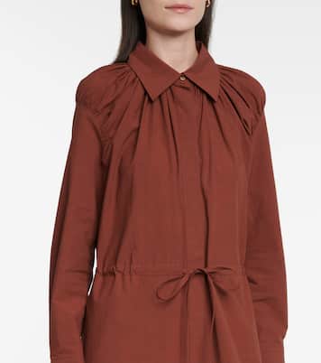 Midikleid Samira aus Baumwollpopeline | Deveaux New York