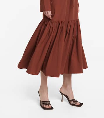 Midikleid Samira aus Baumwollpopeline | Deveaux New York