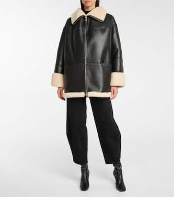 Veste oversize en shearling | Toteme