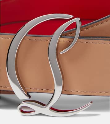 Cinturón de piel con logo | Christian Louboutin