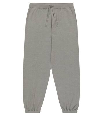 Rumex linen and cotton sweatpants | Caramel