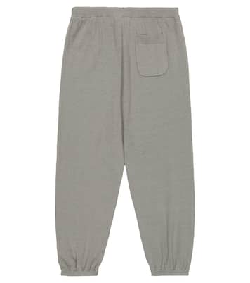 Rumex linen and cotton sweatpants | Caramel