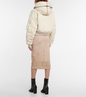 Cotton canvas bomber jacket | Acne Studios