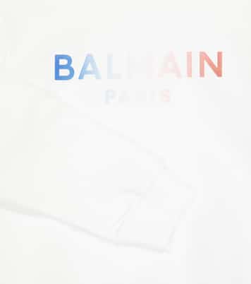 Sudadera de algodón con logo | Balmain Kids