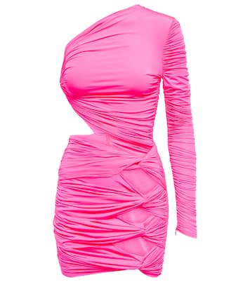 Vestido corto Keats de un solo hombro | Alex Perry
