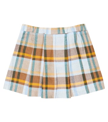 Checked cotton skort | Paade Mode