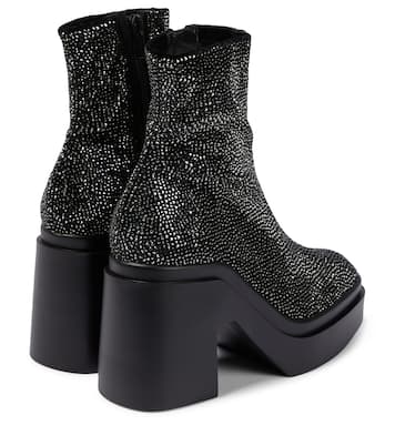 Verzierte Ankle Boots Nava aus Samt | Clergerie
