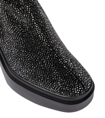 Verzierte Ankle Boots Nava aus Samt | Clergerie