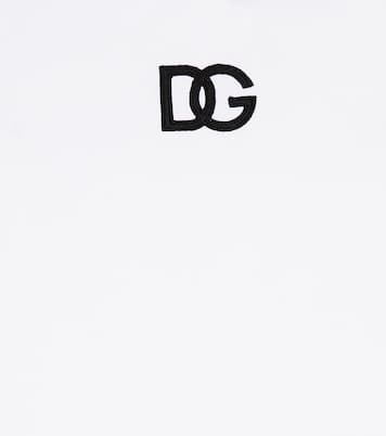Kleid DG aus einem Baumwollgemisch | Dolce&Gabbana Kids