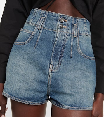 Short en jean à taille haute | Alaïa