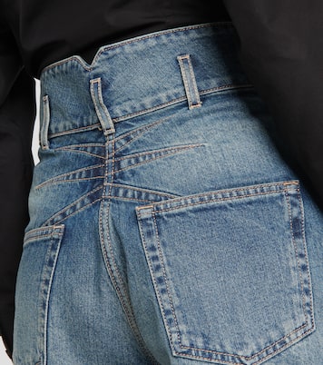 Short en jean à taille haute | Alaïa