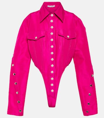 Satin corset top | LaQuan Smith